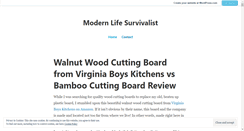 Desktop Screenshot of modernlifesurvivalist.com