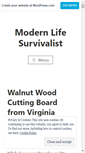 Mobile Screenshot of modernlifesurvivalist.com